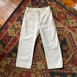 Big Bud Press Work Pants vintage tee off white color, size Small